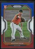 2021 Panini Prizm #14 Keegan Akin Red/White/Blue Prizm