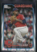 2024 Topps Chrome #166 Emmanuel Clase Raywave Refractors