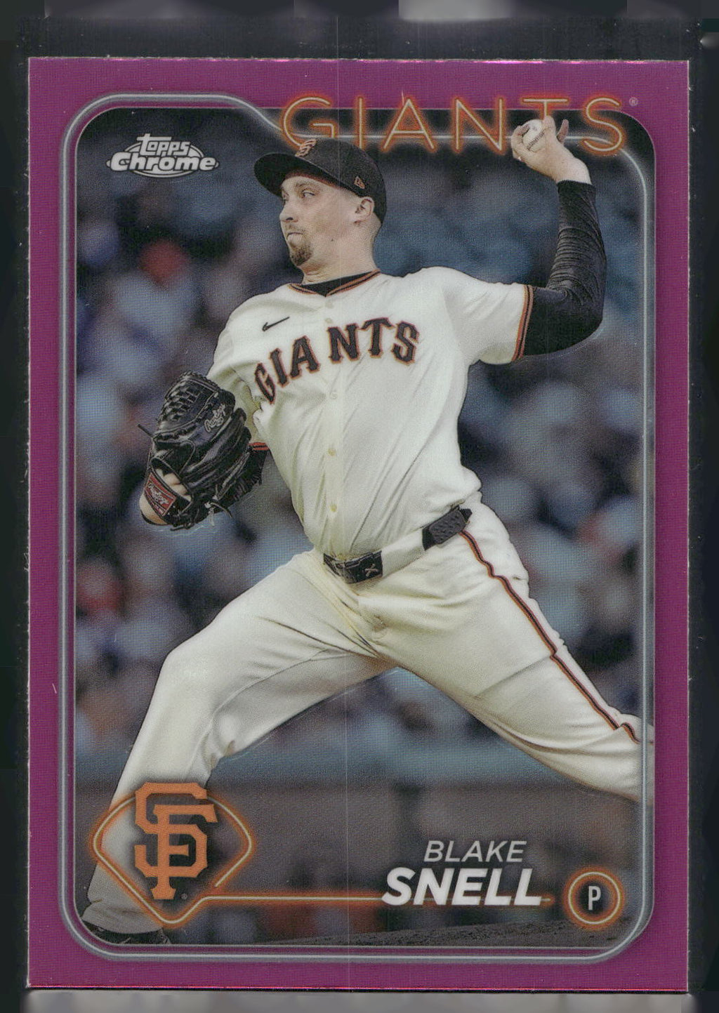 2024 Topps Chrome #218 Blake Snell Pink Refractors