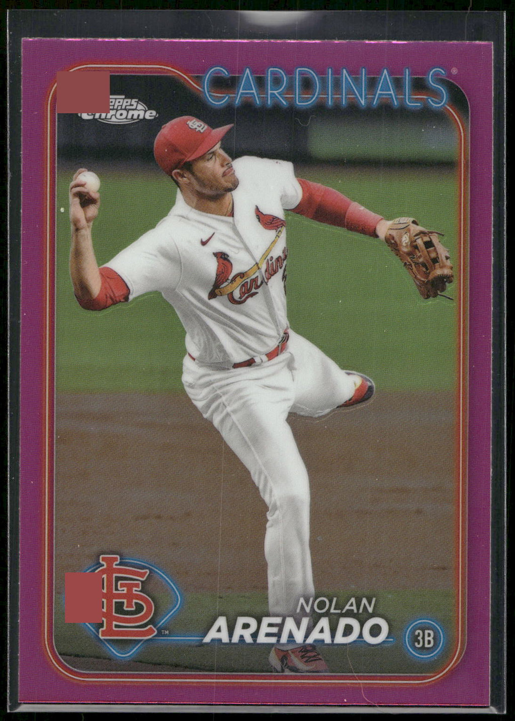 2024 Topps Chrome #215 Nolan Arenado Pink Refractors