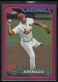 2024 Topps Chrome #215 Nolan Arenado Pink Refractors