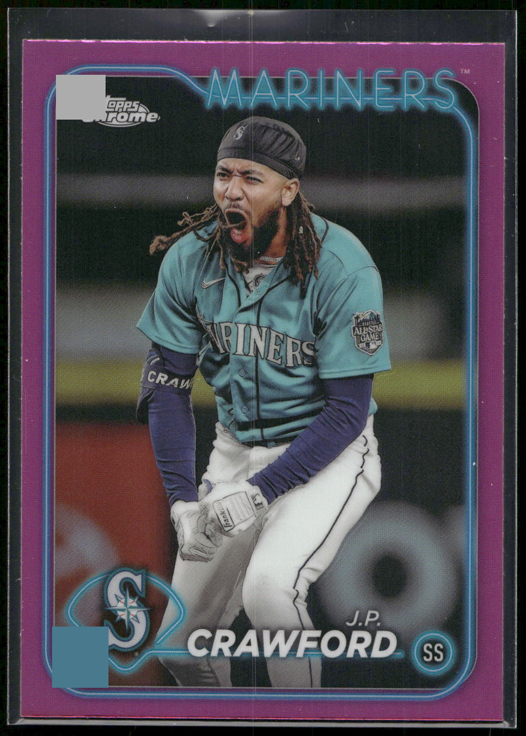 2024 Topps Chrome #14 J.P. Crawford Pink Refractors