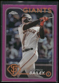 2024 Topps Chrome #194 Patrick Bailey Pink Refractors