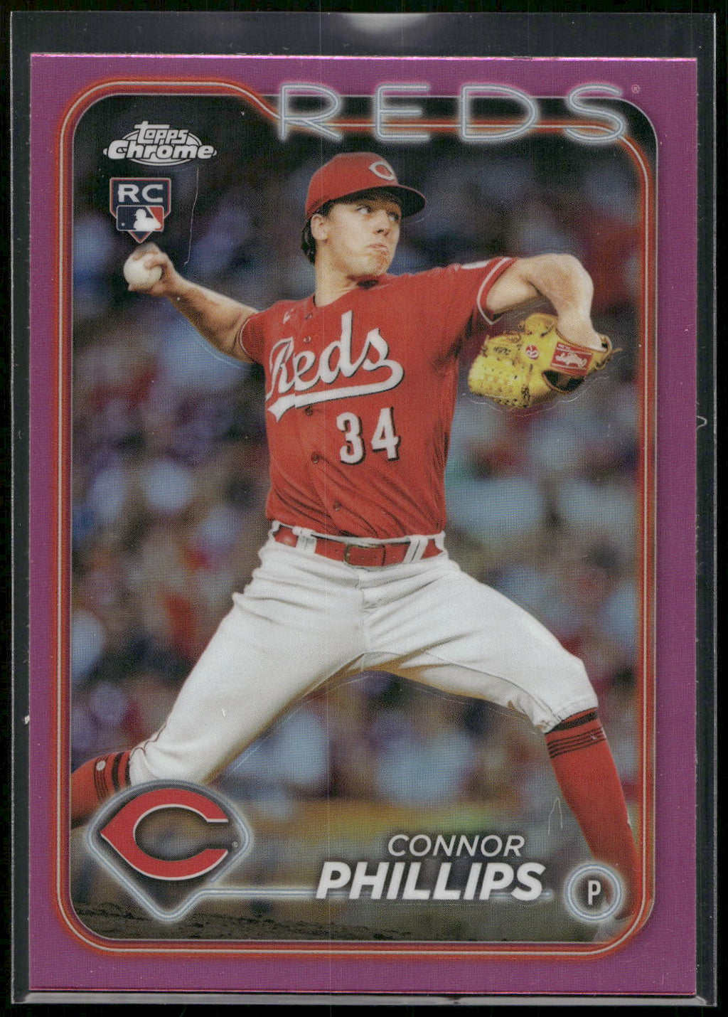2024 Topps Chrome #20 Connor Phillips Pink Refractors