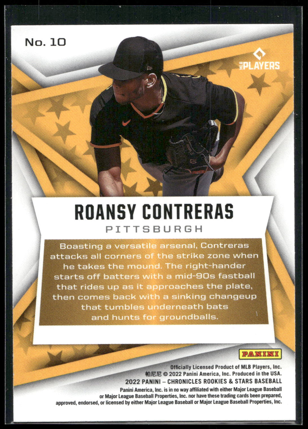 2022 Panini Chronicles #10 Roansy Contreras Rookies & Stars