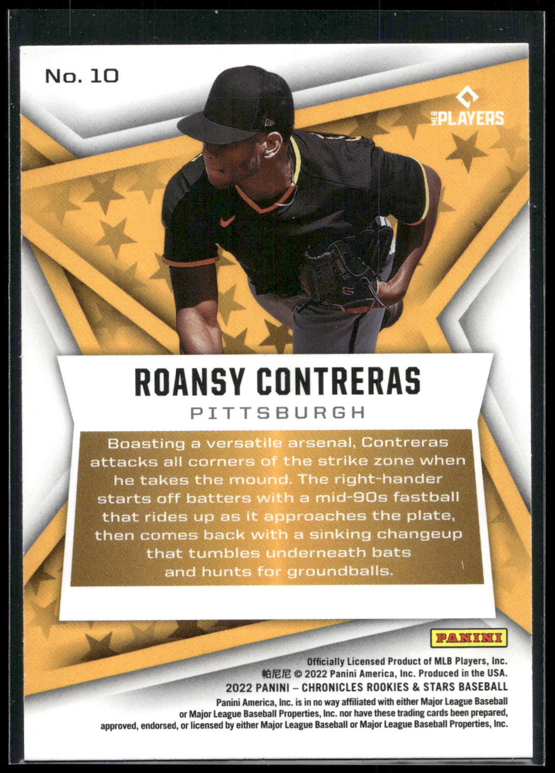2022 Panini Chronicles #10 Roansy Contreras Rookies & Stars