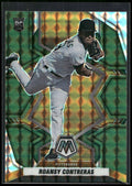 2022 Panini Mosaic #238 Roansy Contreras Green Mosaic