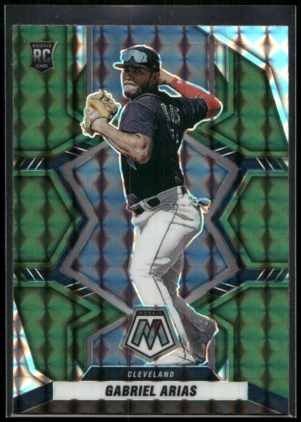 2022 Panini Mosaic #279 Gabriel Arias Green Mosaic