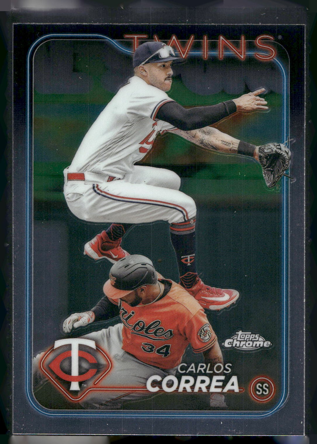 2024 Topps Chrome #156 Carlos Correa
