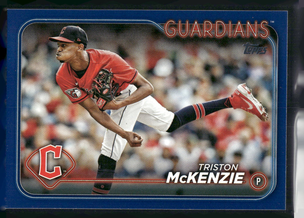 2024 Topps #449 Triston McKenzie Royal Blue
