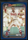 2024 Topps #545 Zach Neto Royal Blue