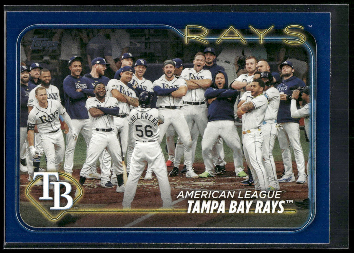 2024 Topps #211 Tampa Bay Rays Royal Blue