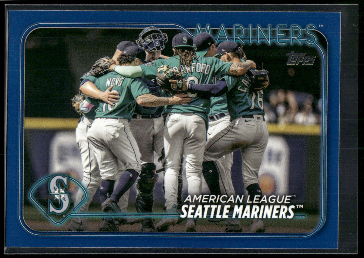 2024 Topps #241 Seattle Mariners Royal Blue