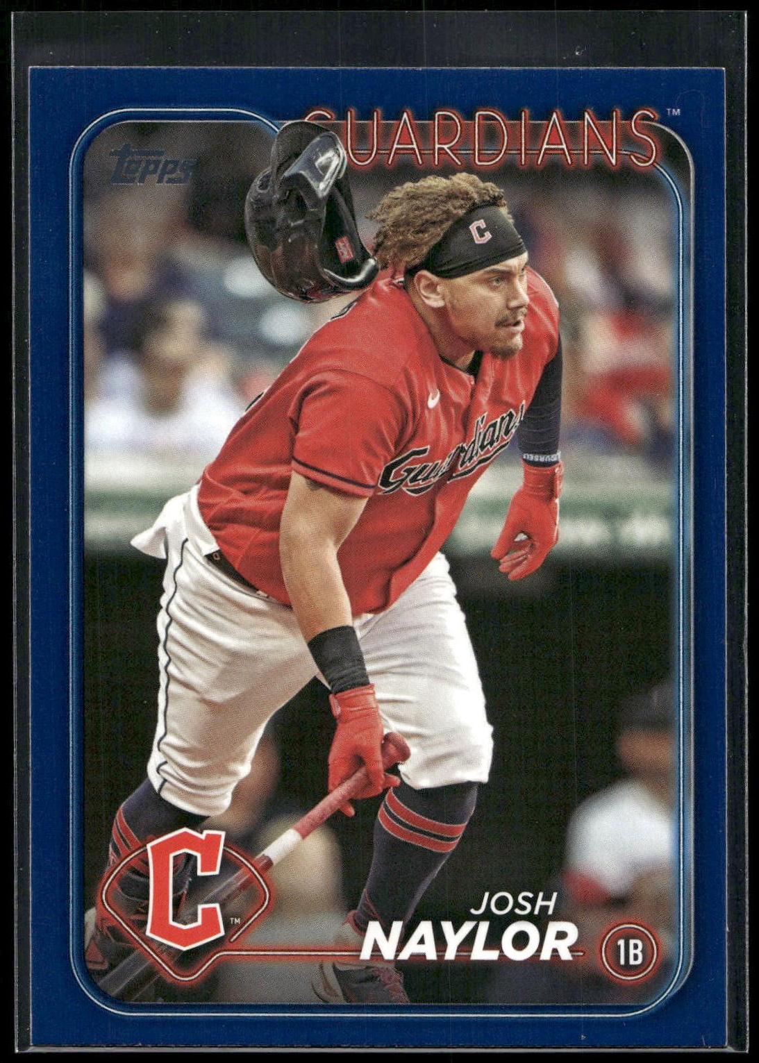 2024 Topps #10 Josh Naylor Royal Blue
