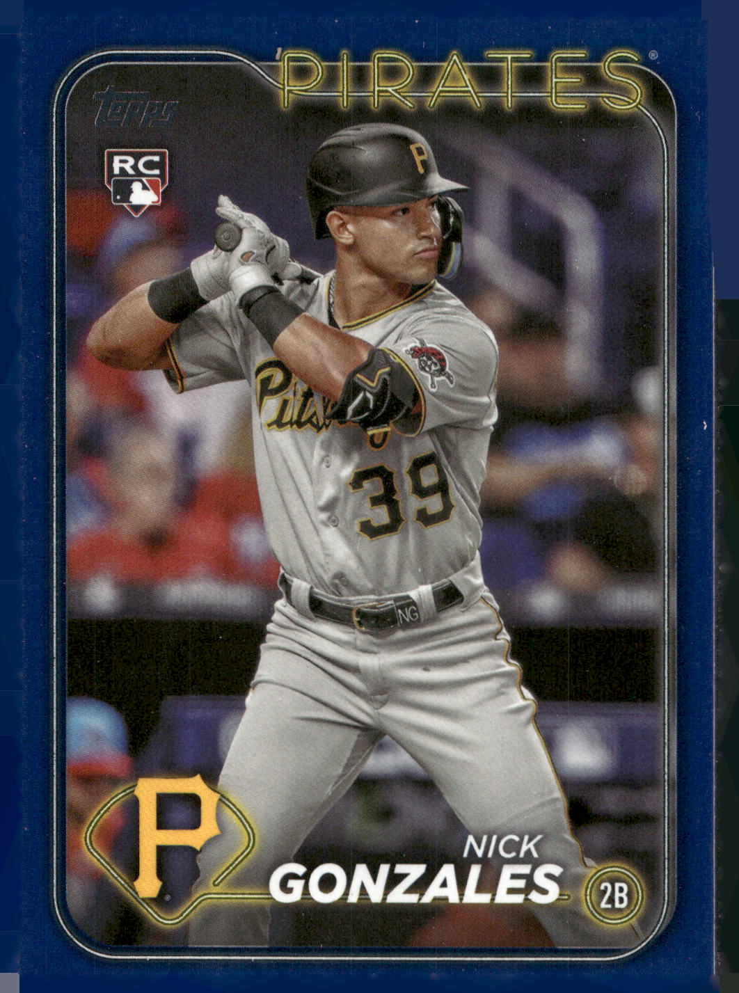 2024 Topps #168 Nick Gonzales Royal Blue