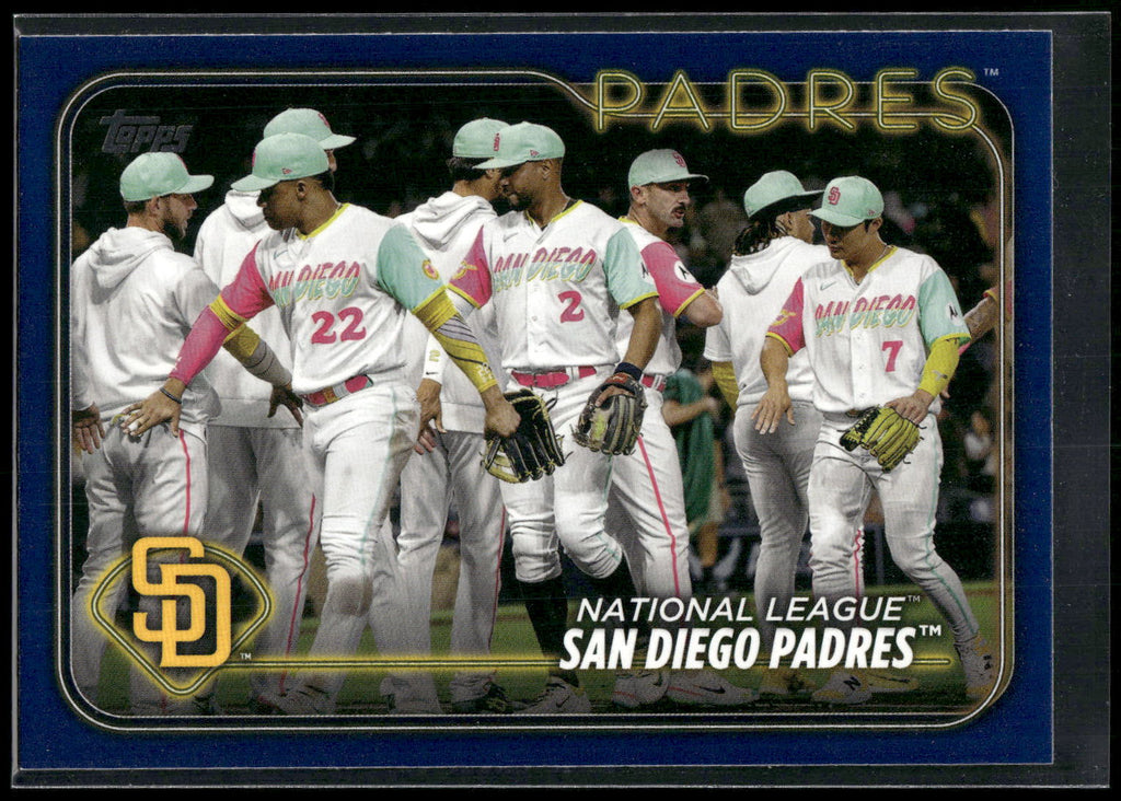 2024 Topps #2 San Diego Padres Royal Blue