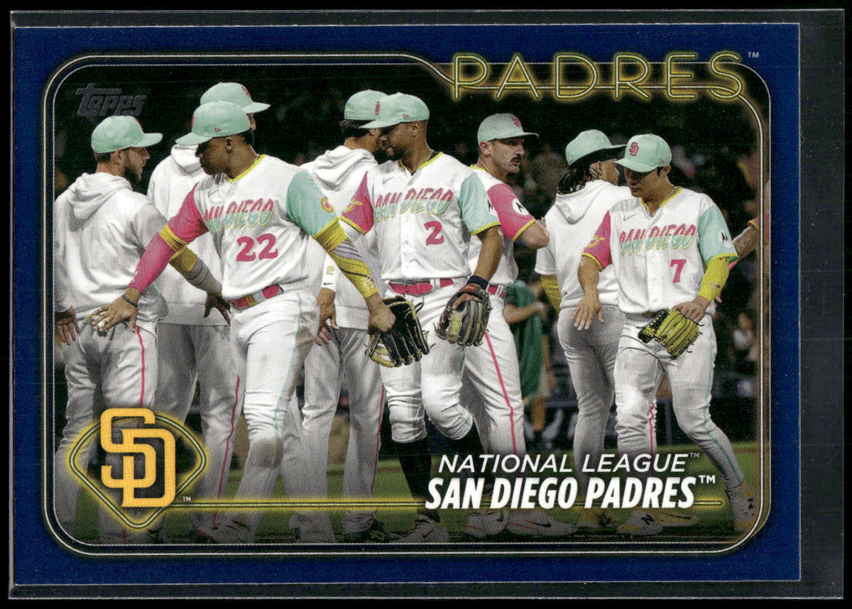2024 Topps #2 San Diego Padres Royal Blue