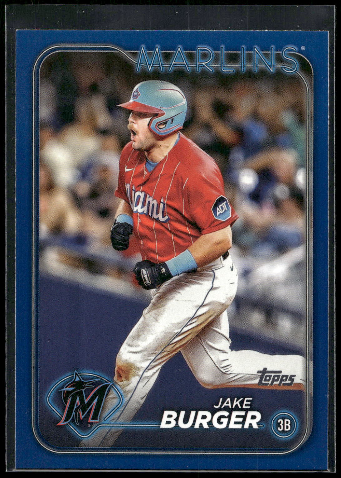 2024 Topps #125 Jake Burger Royal Blue
