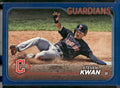 2024 Topps #312 Steven Kwan Royal Blue