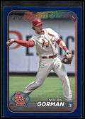 2024 Topps #591 Nolan Gorman Royal Blue