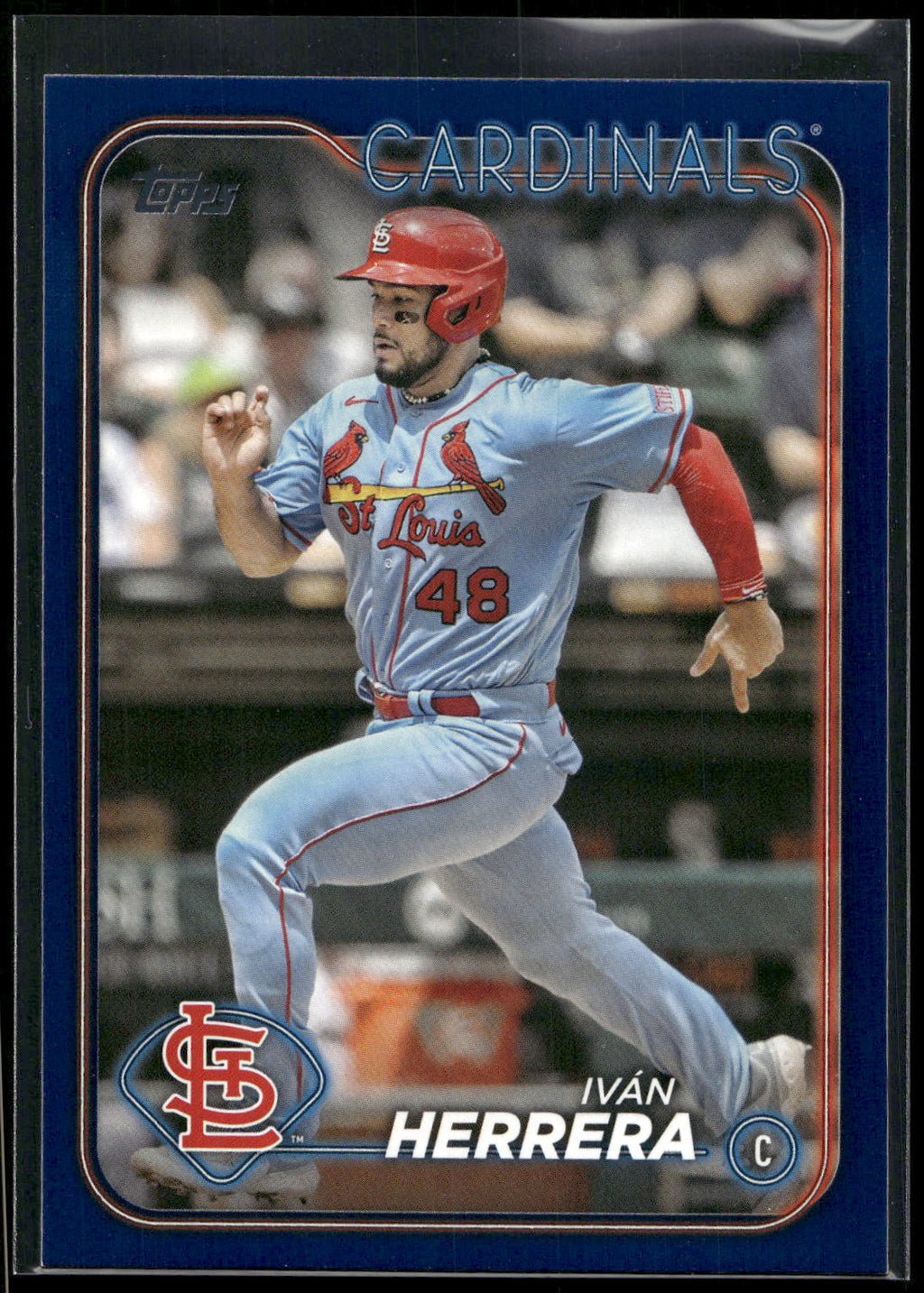 2024 Topps #681 Iván Herrera Royal Blue