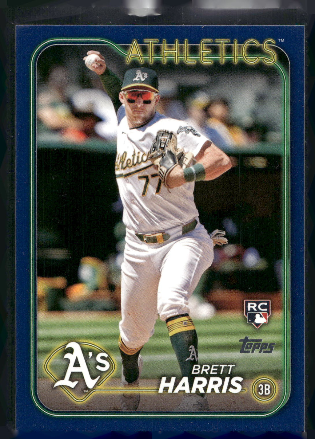 2024 Topps Update #US199 Brett Harris Royal Blue