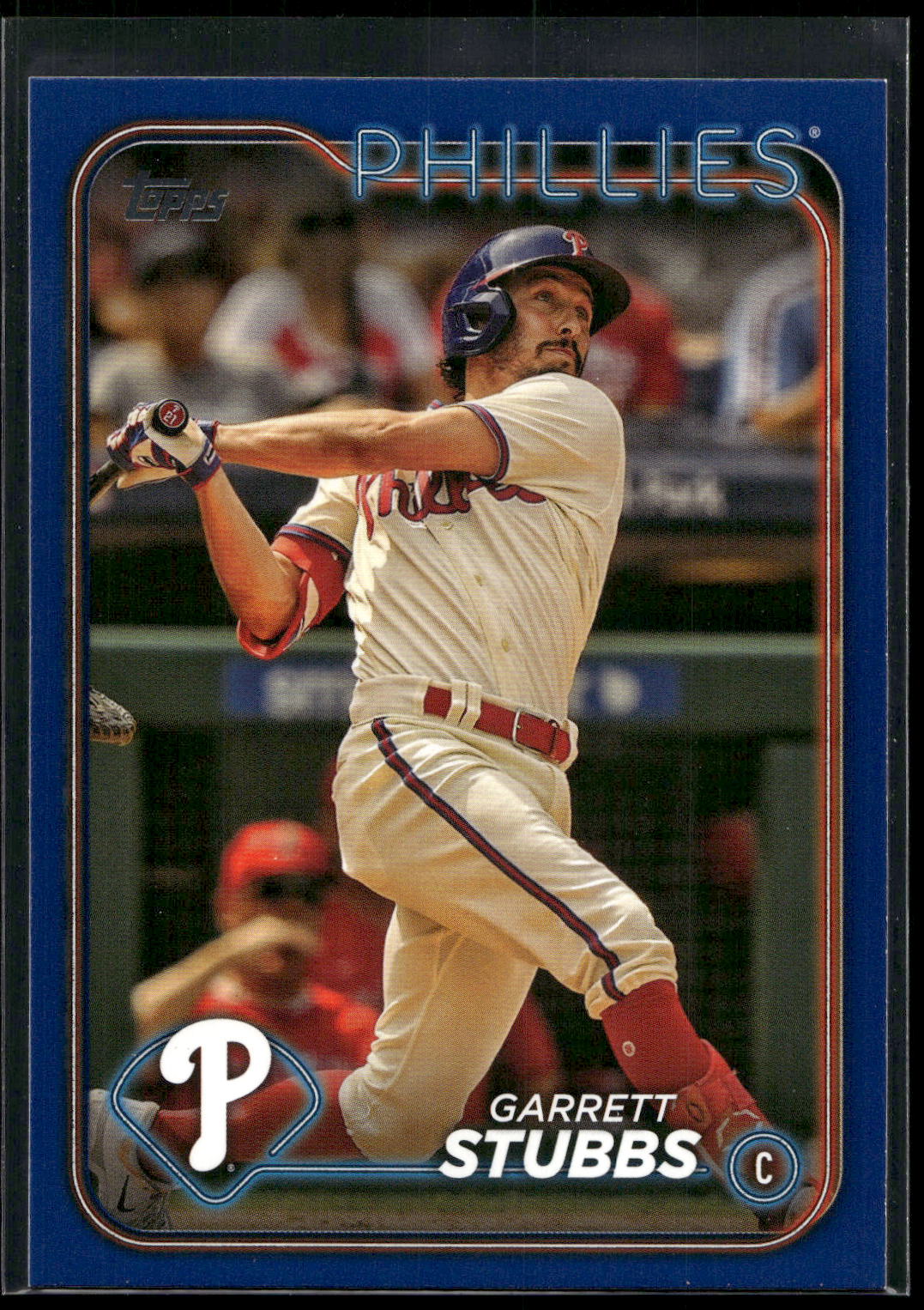 2024 Topps #409 Garrett Stubbs Royal Blue