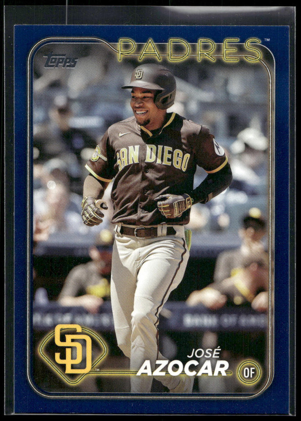 2024 Topps #423 José Azocar Royal Blue