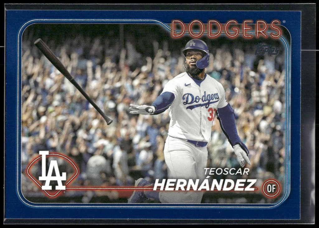 2024 Topps #619 Teoscar Hernández Royal Blue