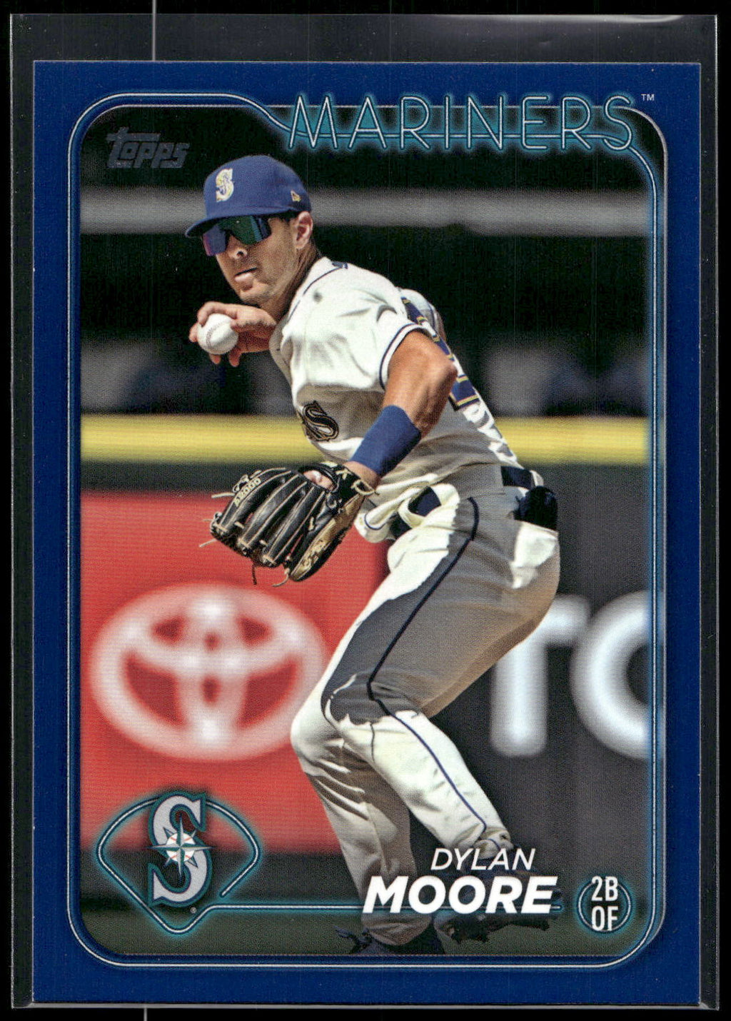 2024 Topps #441 Dylan Moore Royal Blue