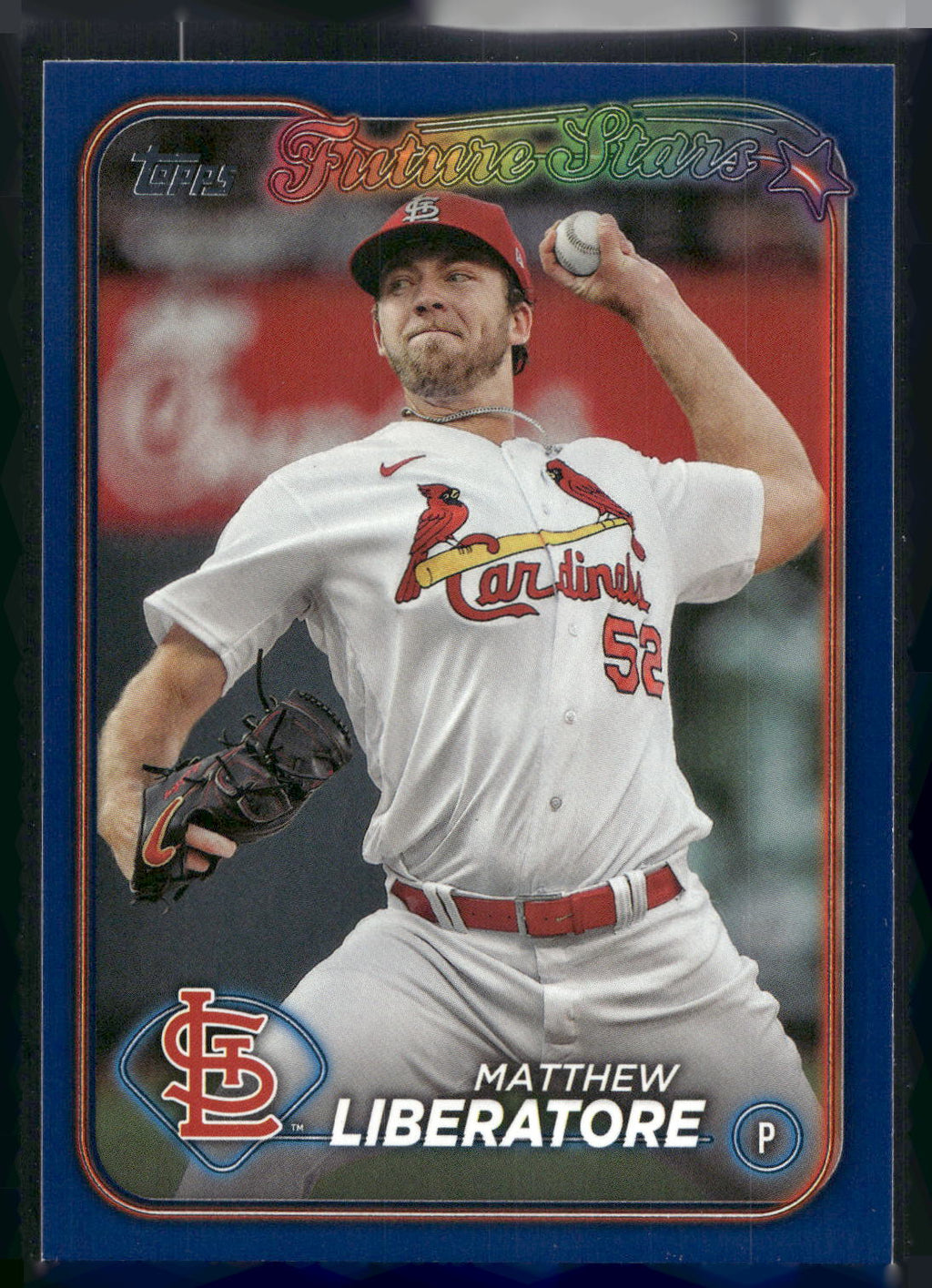 2024 Topps #584 Matthew Liberatore Royal Blue