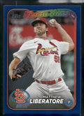 2024 Topps #584 Matthew Liberatore Royal Blue