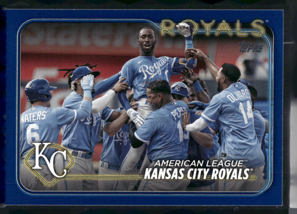 2024 Topps #514 Kansas City Royals Royal Blue
