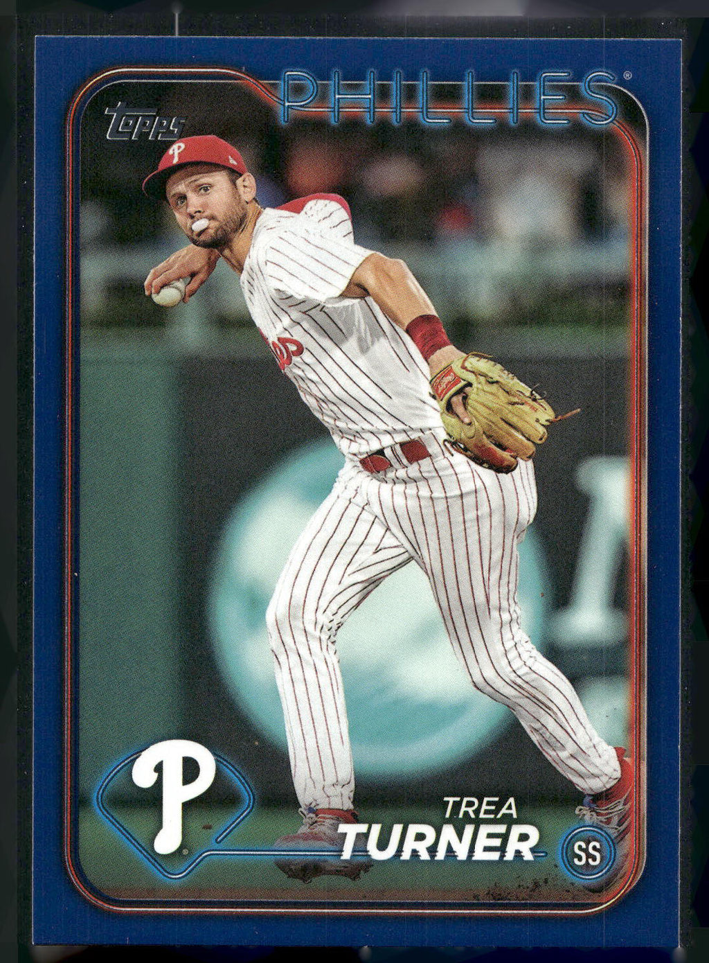 2024 Topps #352 Trea Turner Royal Blue