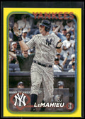 2024 Topps #641 DJ LeMahieu Yellow