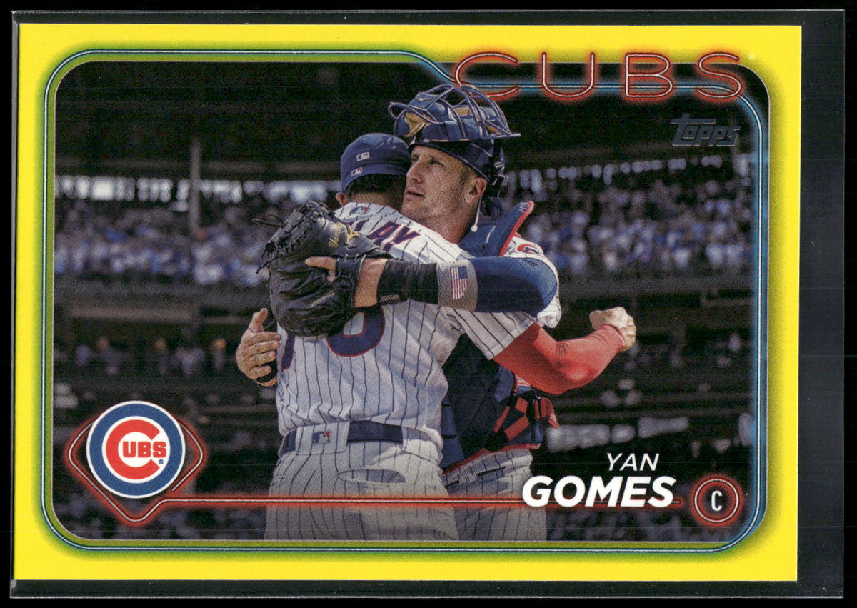 2024 Topps #581 Yan Gomes Yellow