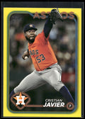 2024 Topps #269 Cristian Javier Yellow
