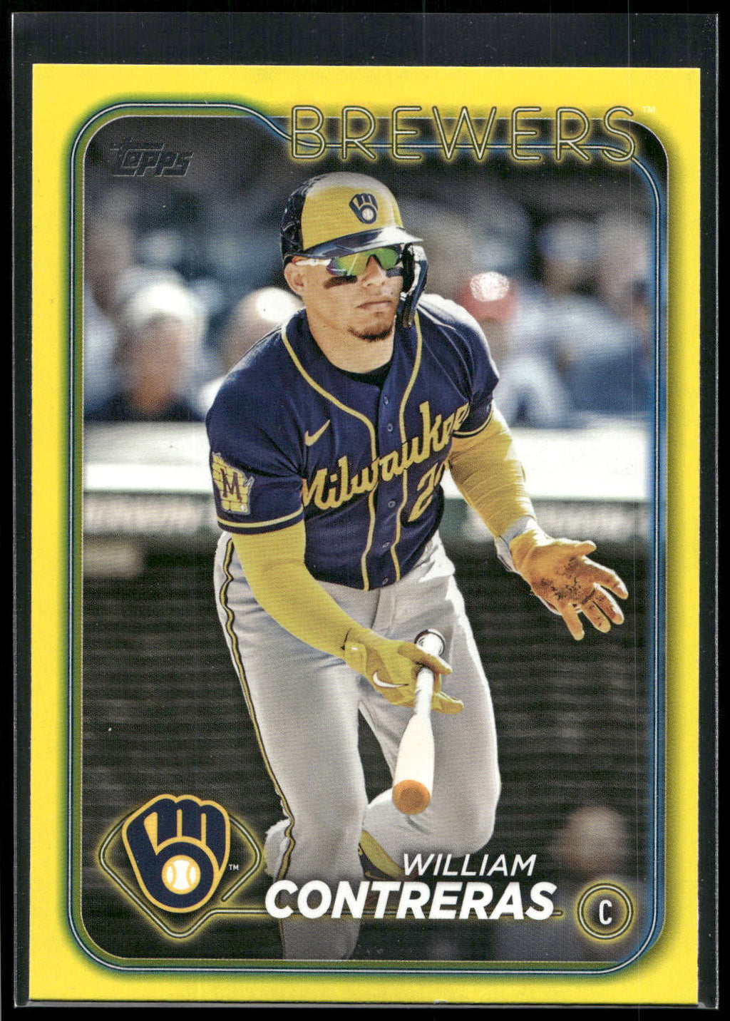 2024 Topps #61 William Contreras Yellow