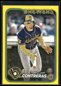 2024 Topps #61 William Contreras Yellow