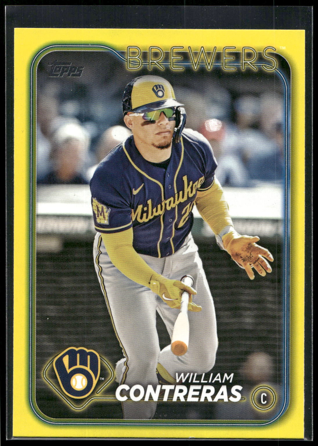 2024 Topps #61 William Contreras Yellow