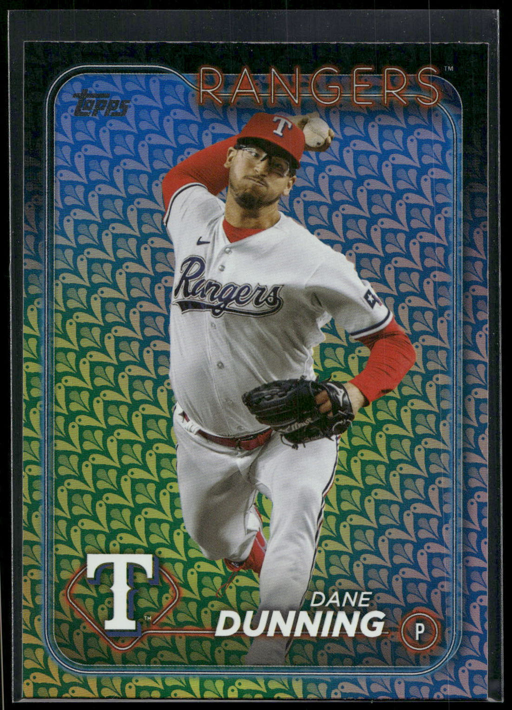 2024 Topps #348 Dane Dunning Holiday