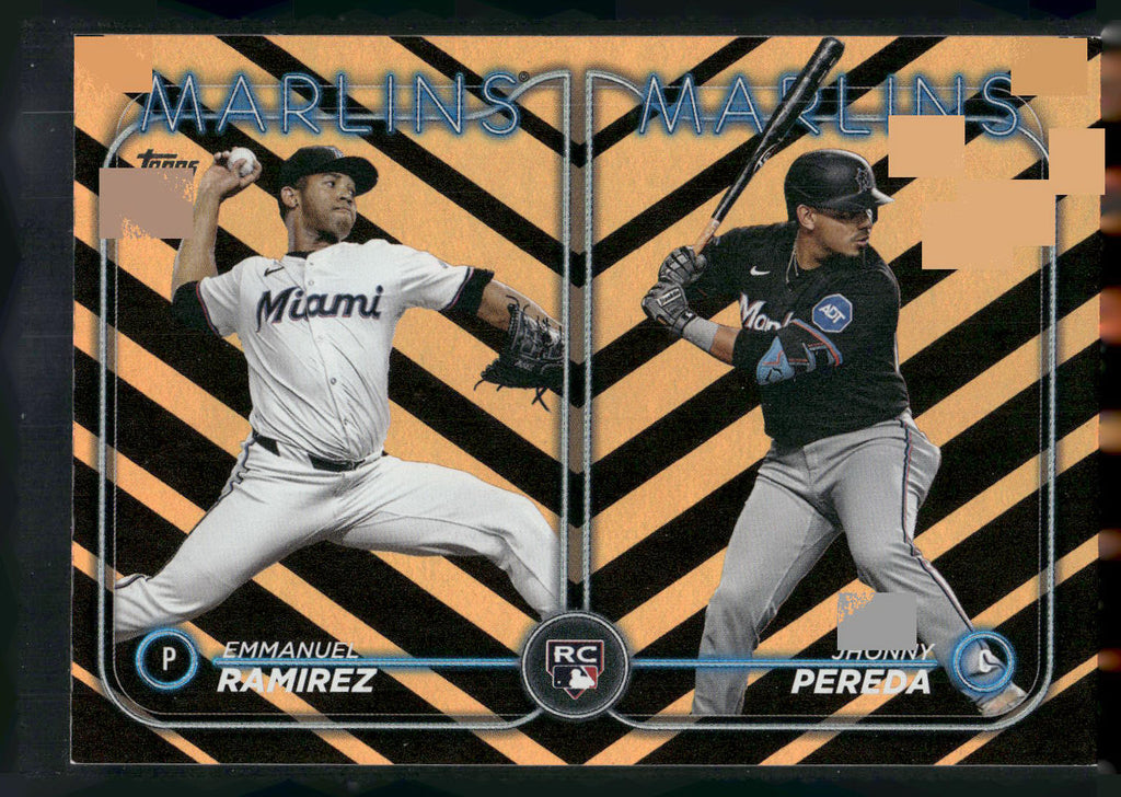 2024 Topps Update #US185 Jhonny Pereda / Emmanuel Ramirez RCOM Holiday