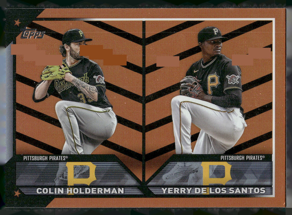 2023 Topps Update #US109 Colin Holderman / Yerry De Los Santos RCOM