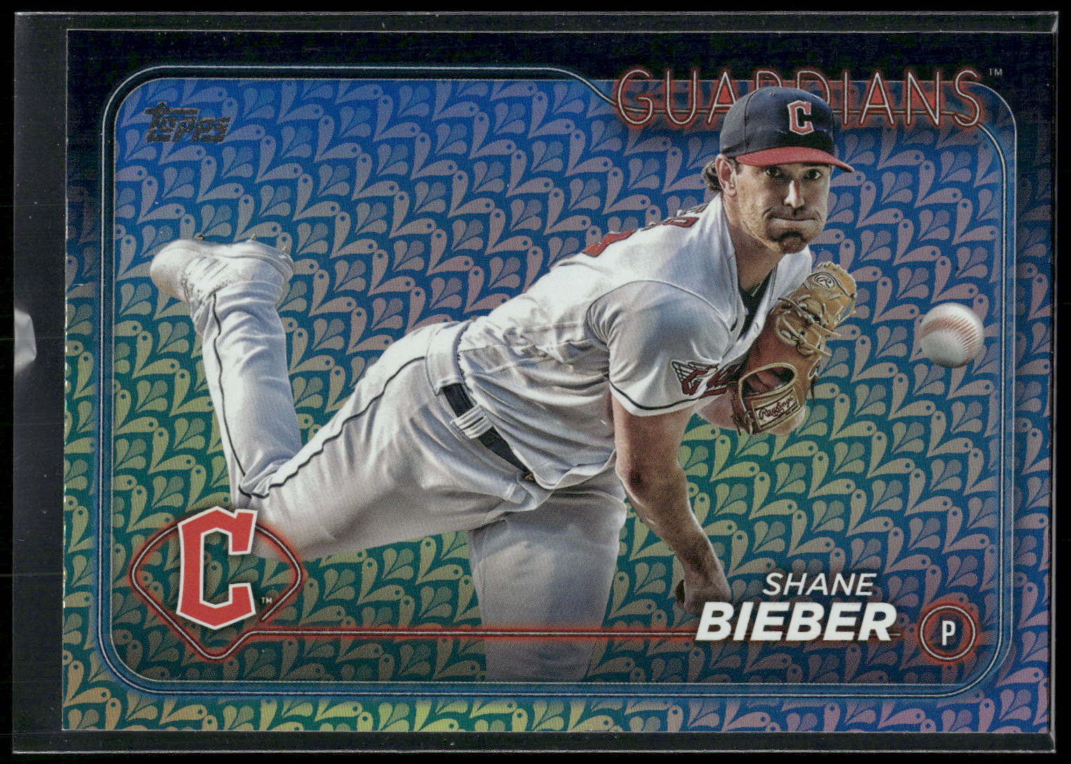 2024 Topps #107 Shane Bieber Holiday