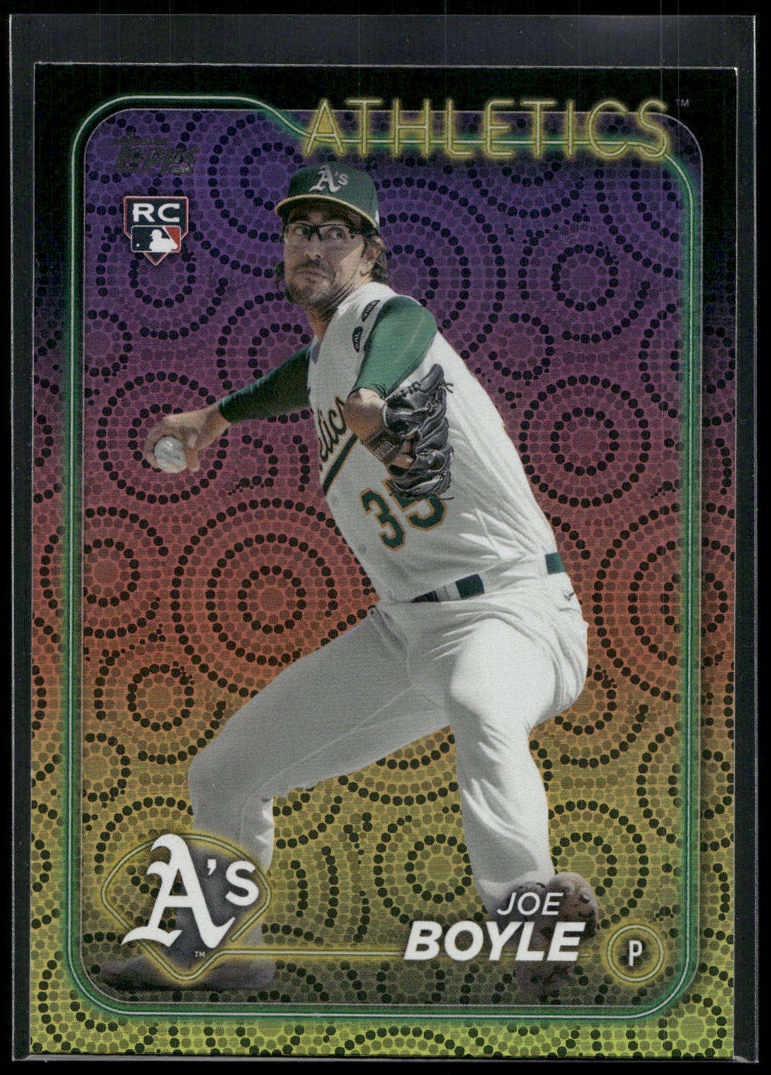 2024 Topps #443 Joe Boyle Holiday