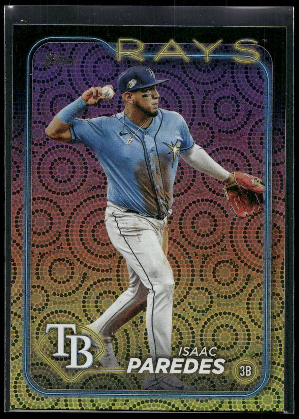 2024 Topps #392 Isaac Paredes Holiday