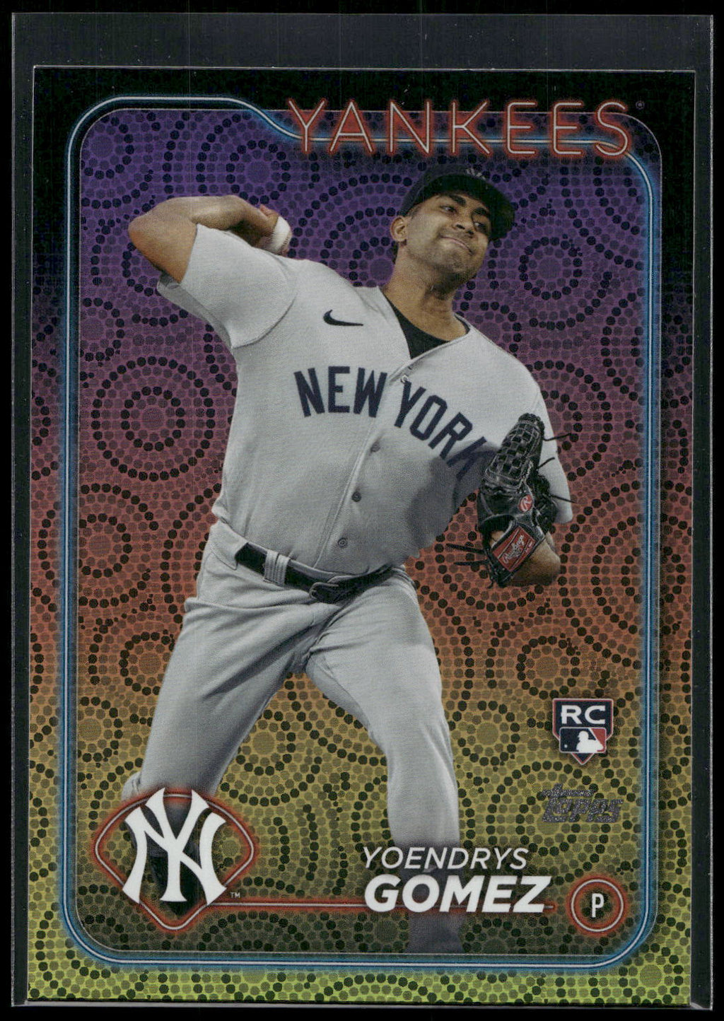 2024 Topps #615 Yoendrys Gómez Holiday