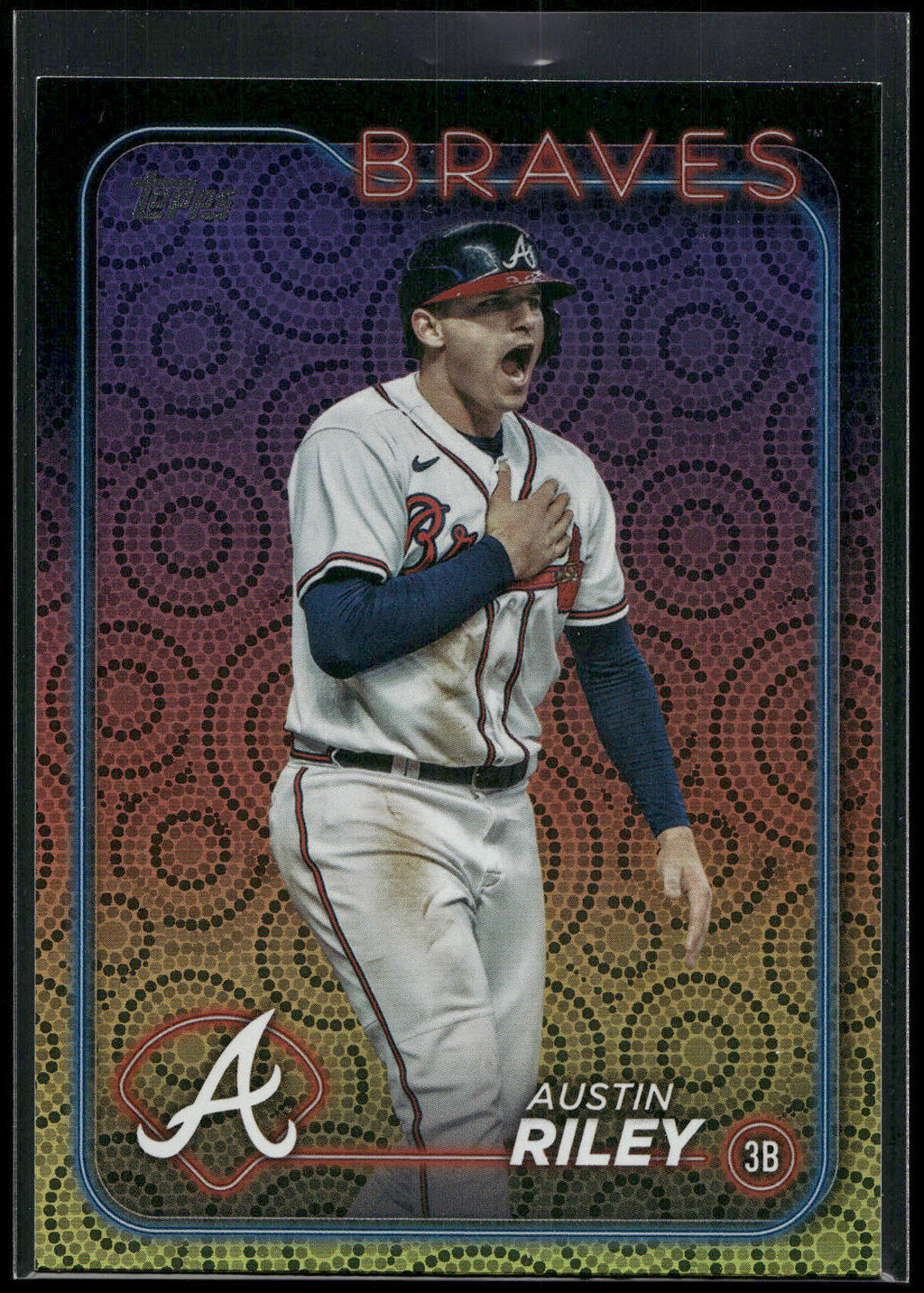 2024 Topps #595 Austin Riley Holiday