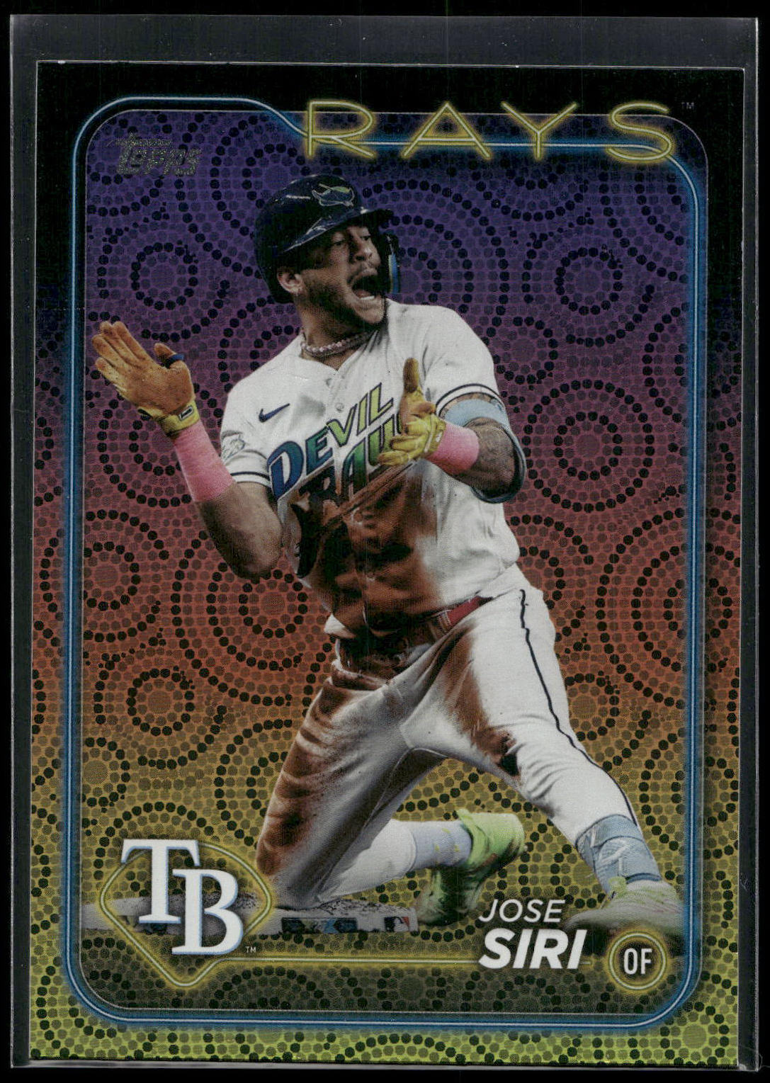 2024 Topps #436 Jose Siri Holiday