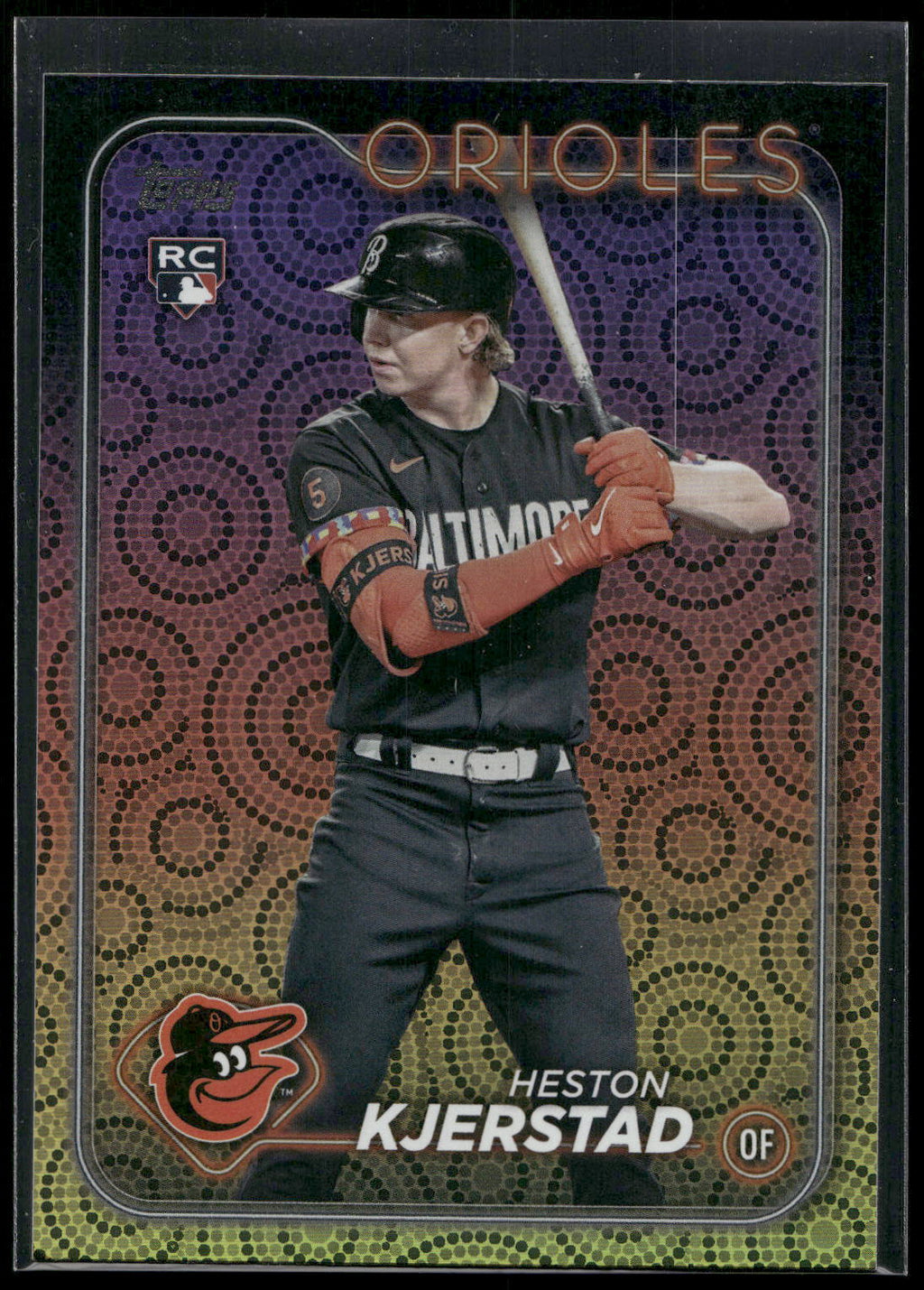 2024 Topps #394 Heston Kjerstad Holiday